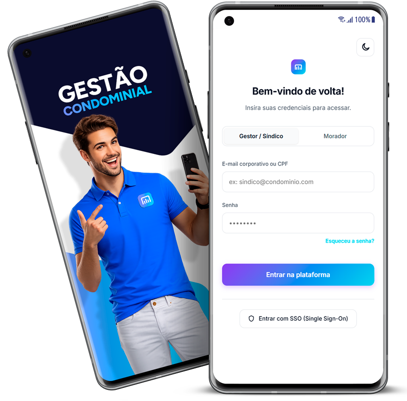 Tela do Viva Haven com perfis de acesso